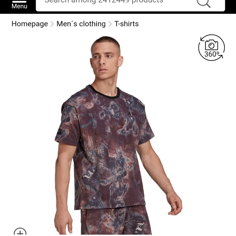 Adidas Parley Tee and sweatshorts set - L